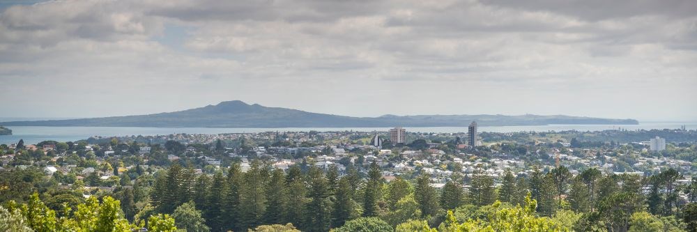 Rangitoto from the City